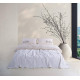 Комплект постільної білизни Turkiz Stonewashed з покривалом