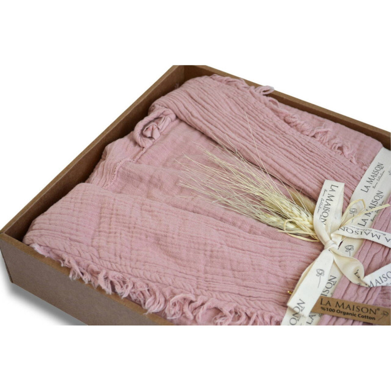 Жіночий мусліновий халат Maison Alyona Blush