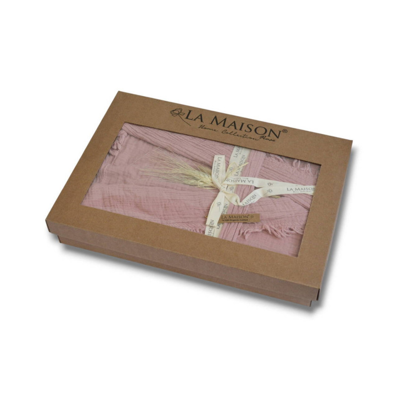 Жіночий мусліновий халат Maison Alyona Blush