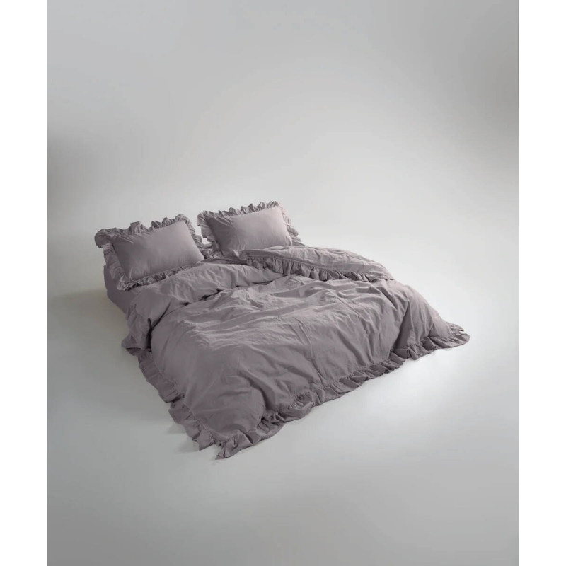Сімейний комплект постільної білизни Limasso Stonewashed Grey