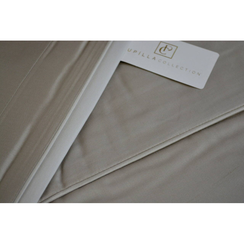 Комплект постільної білизни Pupilla Exclusive Satin євро бежевий