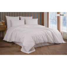 Комплект постільної білизни Kayra Cotton Shine Stripe Satin полуторний