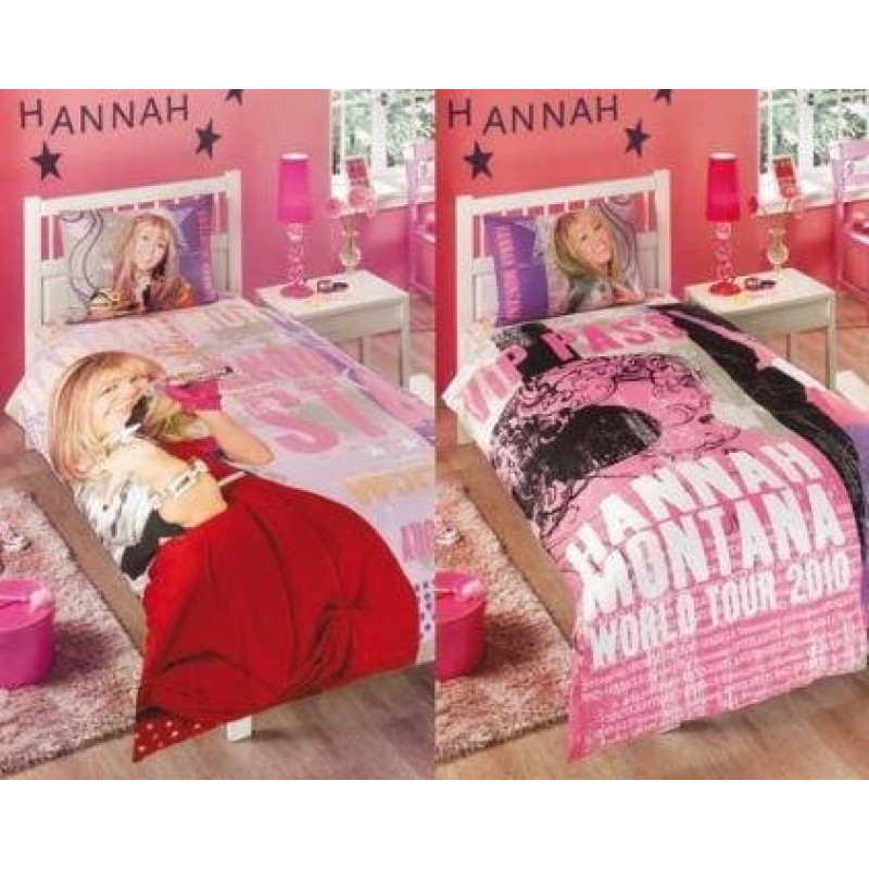 Підлітковий комплект постільної білизни TAC Hannah Montana, ранфорс