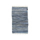 Бавовняний килимок Lotus Home Surrey denim 80х250 см з бахромою