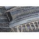 Бавовняний килимок Lotus Home Surrey denim 80х250 см з бахромою