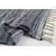 Бавовняний килимок Lotus Home Surrey denim 80х250 см з бахромою