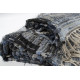 Бавовняний килимок Lotus Home Surrey denim 80х250 см з бахромою