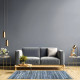 Бавовняний килимок Lotus Home Surrey denim 80х250 см з бахромою