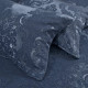 Жакардове покривало Dantela Vita Armada 250х260 см синього кольору