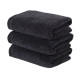 Банний рушник Lotus Home Premium Microcotton чорний 90x150 см