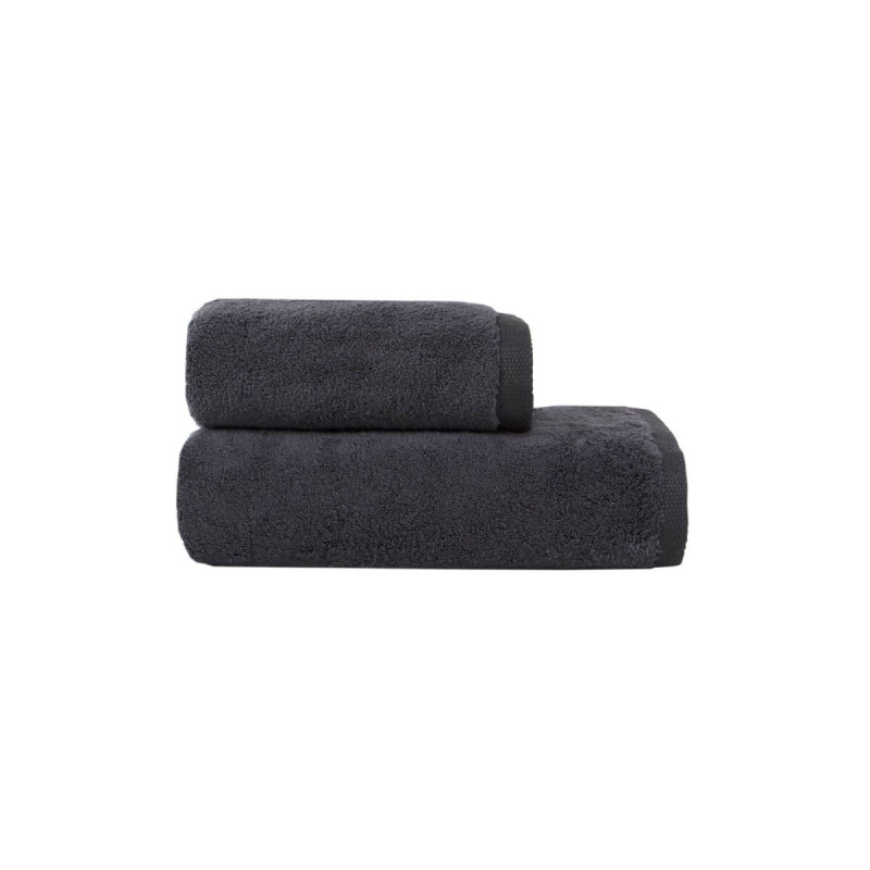 Банний рушник Lotus Home Premium Microcotton чорний 90x150 см