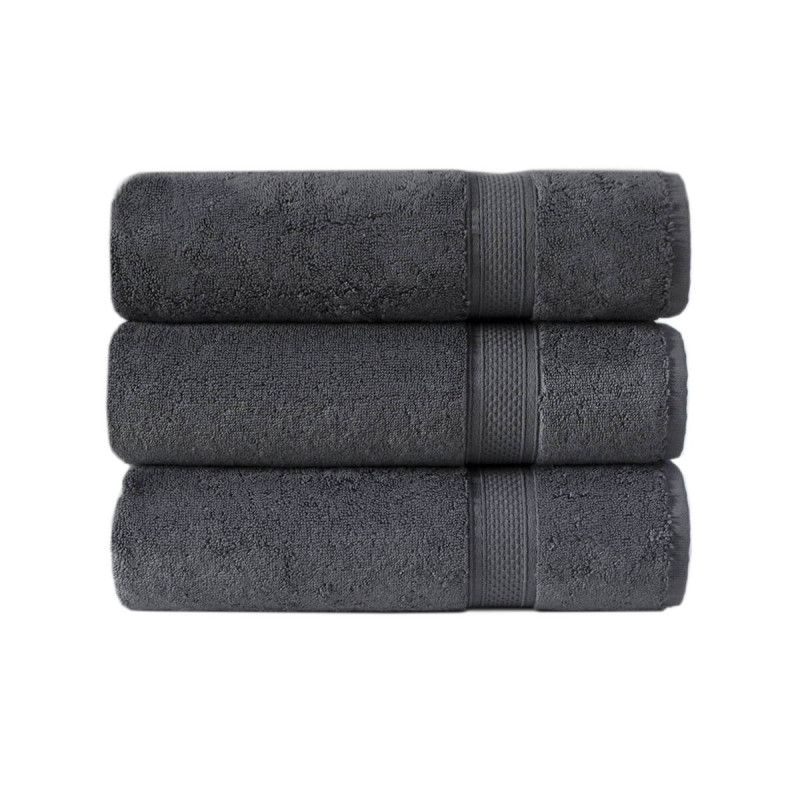 Рушник для сауни Lotus Home Grand Soft Twist антрацитовий 90x150 см