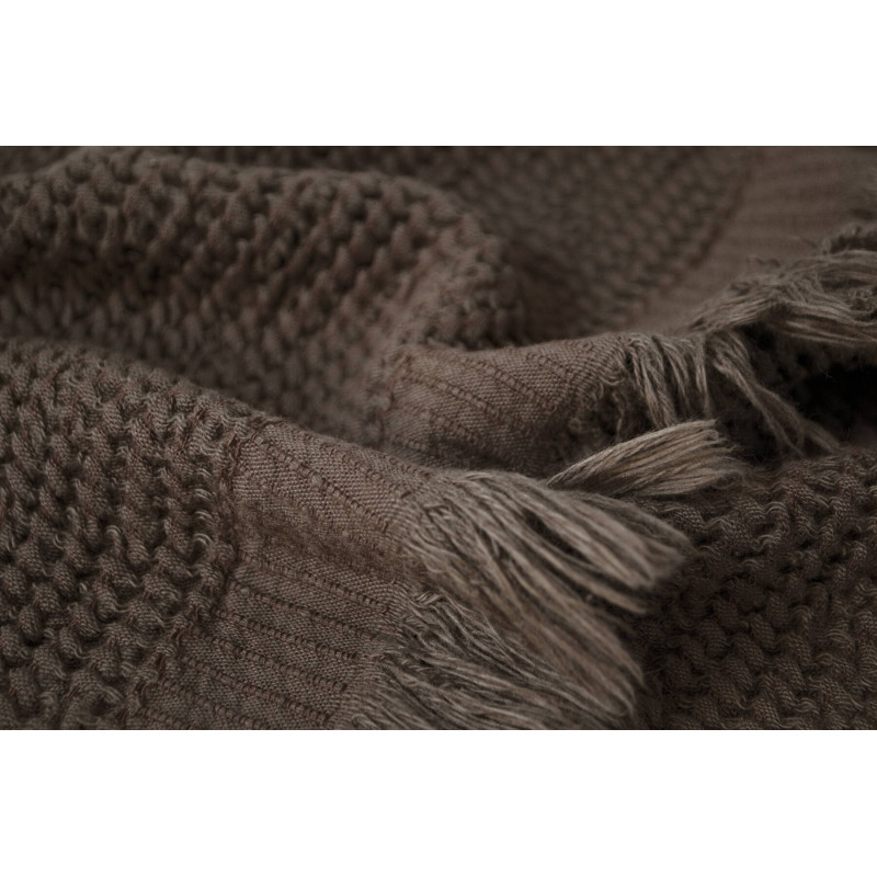 Рушник пештемаль Lotus Home Rius коричневий 90x170 см