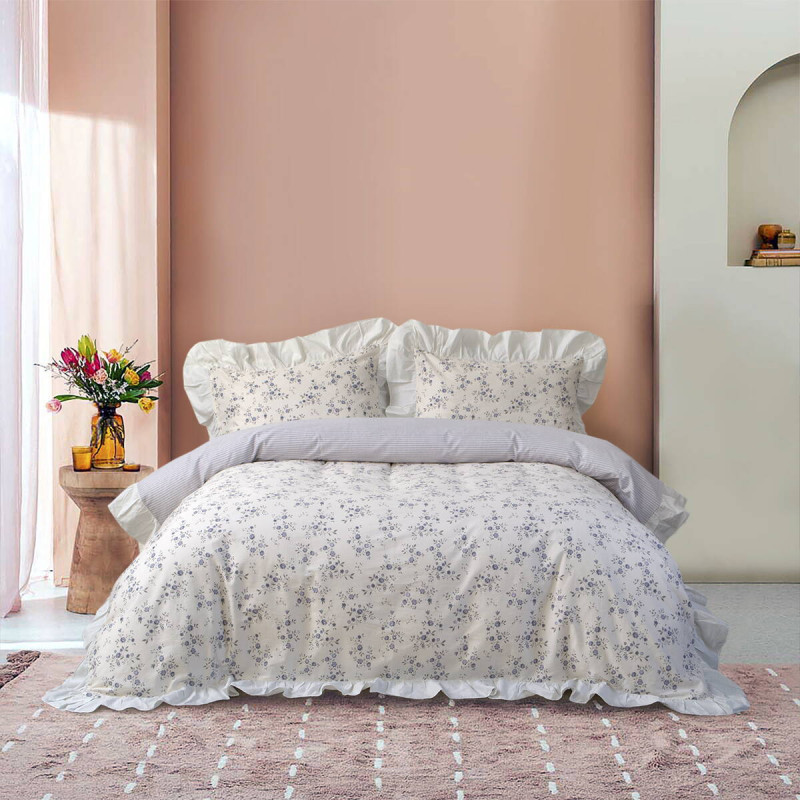 Сімейний комплект постільної білизни Lotus Home Hena із сатину