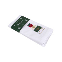 Бавовняні святкові серветки Lotus Home Christmas Present 48x48 см