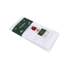 Бавовняні святкові серветки Lotus Home Christmas Present 48x48 см