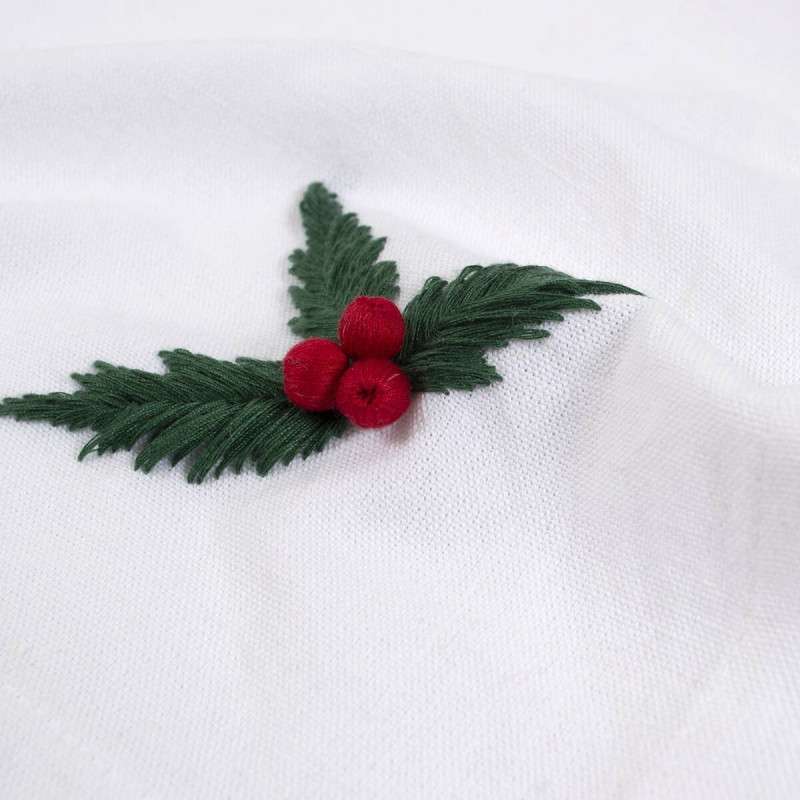 Бавовняні серветки Lotus Home Christmas Berry 48x48 см