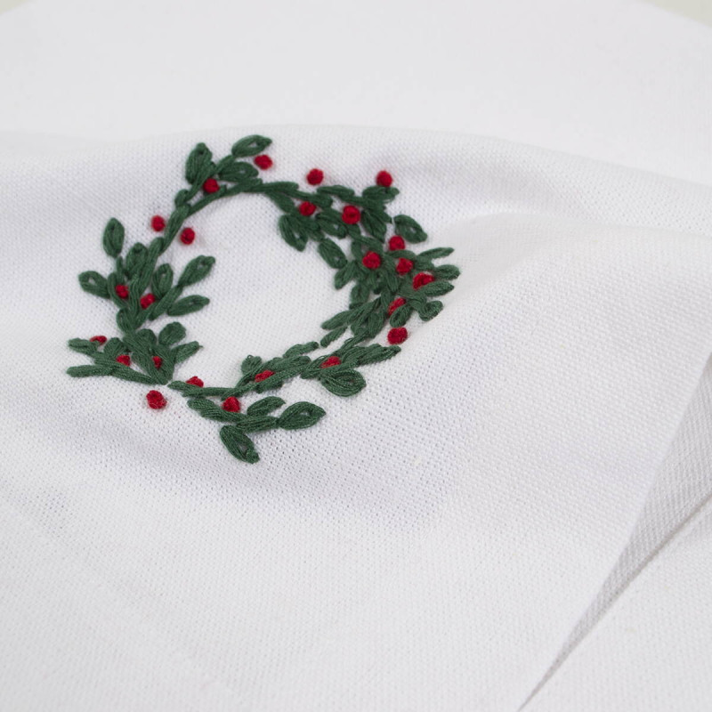 Набір бавовняних серветок Lotus Home Christmas Mistletoe 48x48 см