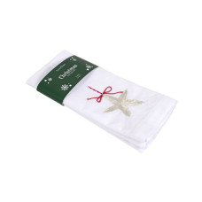 Бавовняні серветки Lotus Home Christmas Star 48х48 см, 2 шт
