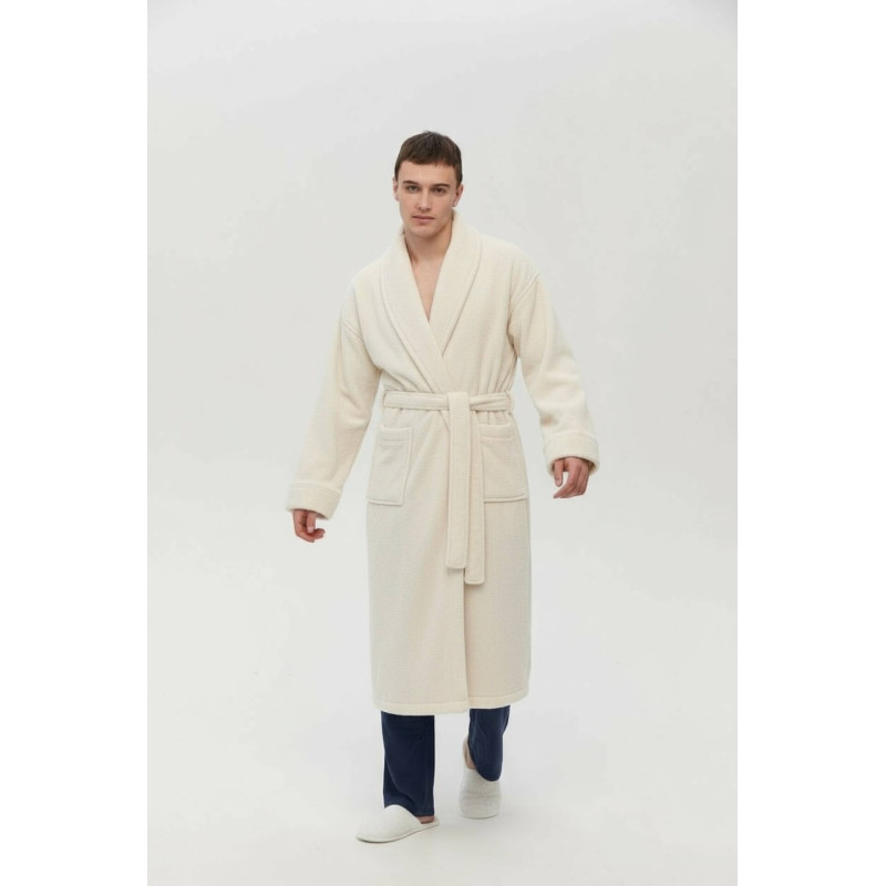 Махровий халат Lotus Home Bold New 2XL білий