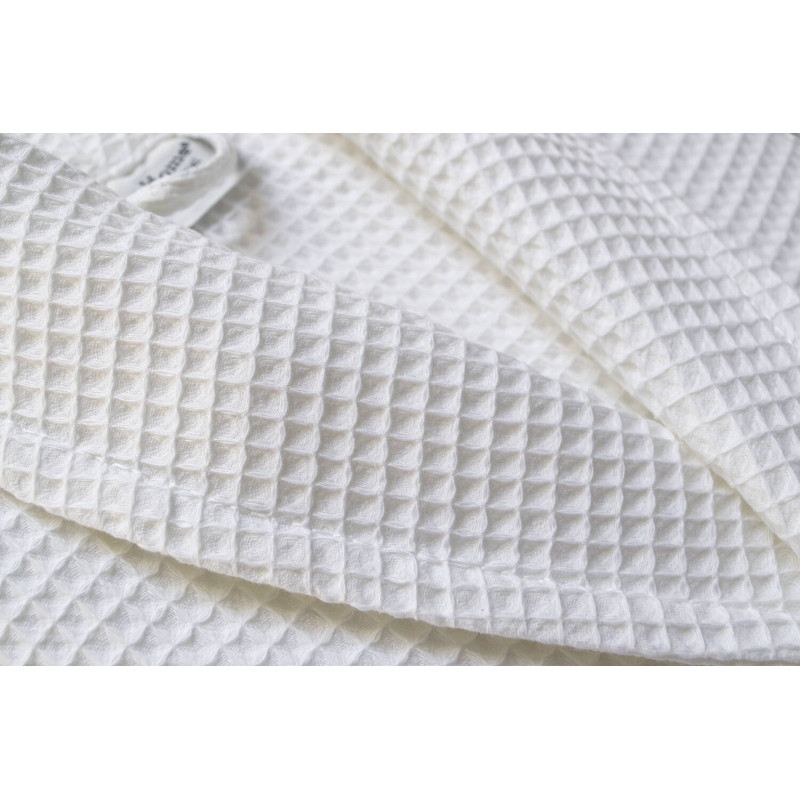 Білий бавовняний халат Lotus Home Waffle, розмір M