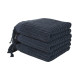 Синій бавовняний рушник для обличчя Lotus Home Dila 50x90 см