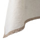 Лляна скатертина з мереживом Lotus Home Bondy 150х200 см