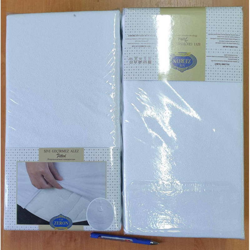 Наматрацник водонепроникний Allez fitted (гумка периметром) 200х200 (ТМ Zeron), Туреччина