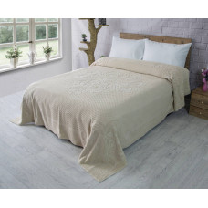 Махрове простирадло бавовна 150х220 (TM Zeron) 460 г/м2 BAWER Bej, Туреччина