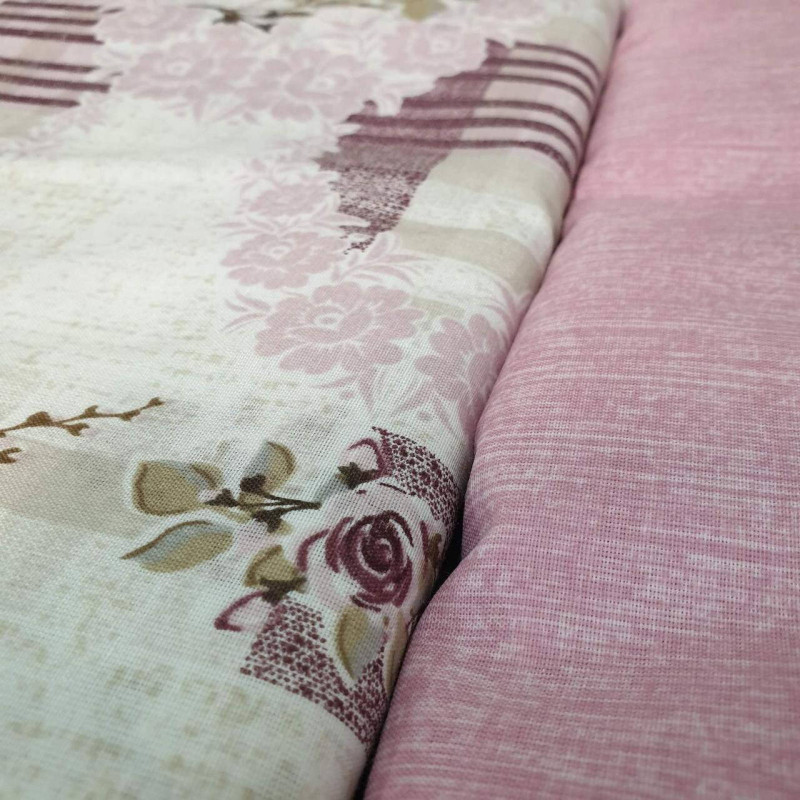 Постільна білизна Ранфорс бавовна 200x220 (ТМ ZERON EKO) модель BATIK PUDRA,Туреччина