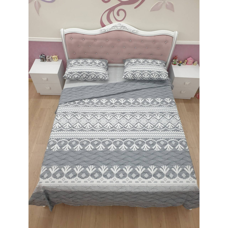 Постільна білизна двоспальна Бязь бавовна 180х220 (ТМ LORINE), Туреччина