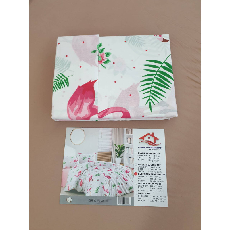 Постільна білизна двоспальна Бязь бавовна 180х220 (ТМ LORINE), Туреччина