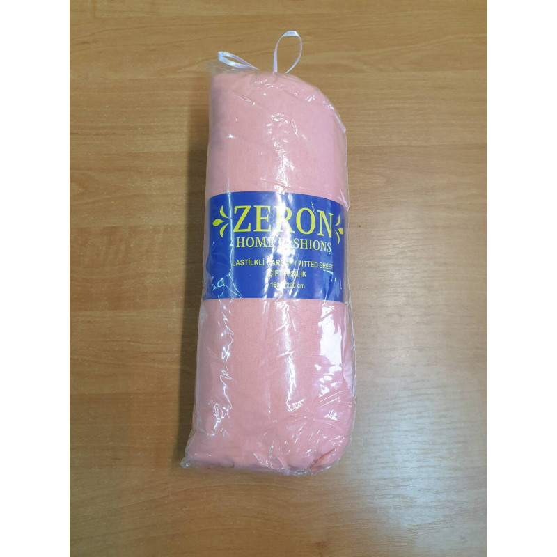 Простирадло на гумці трикотажне 160х200 (TM Zeron) Mercan, Туреччина