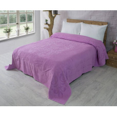 Махрове простирадло бавовна 200х220 (TM Zeron) 460 г/м2 AVDAR DESEN Lila, Туреччина