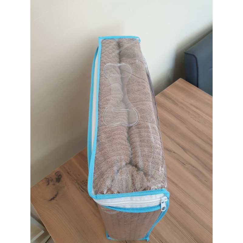 Махрове простирадло бавовна 200х220 (TM Zeron) 460 г/м2 AVDAR DESEN Lila, Туреччина