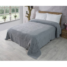 Махрове простирадло бавовна 200х220 (TM Zeron) 460 г/м2 AVDAR DESEN Gri, Туреччина