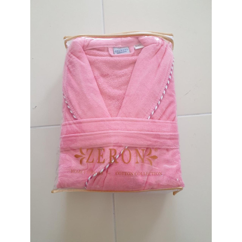 Халат жіночий велюр/махра бавовна (TM Zeron) Pembe — S, Туреччина
