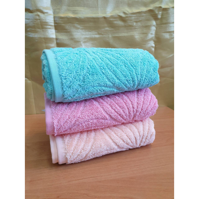 Рушники MICROCCOTON NOKTALI 690 г\м2 50х90 (3 шт) в упаковці
