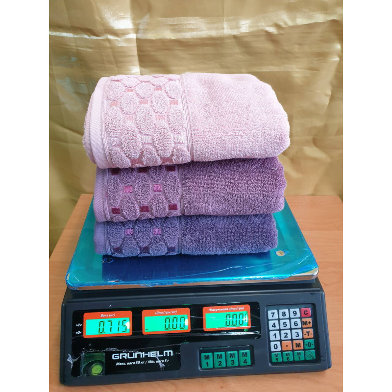 Рушники MICROCCOTON NOKTALI 690 г\м2 50х90 (3 шт) в упаковці