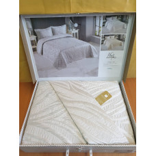 TM MODA BOX Покрывало жакардовое 240*260 NUR крем