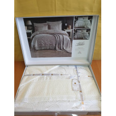 TM MODA BOX Покрывало жакардовое 240*260 ATIKE крем