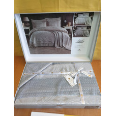 TM MODA BOX Покрывало жакардовое 240*260 ATIKE серый