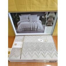 TM MODA BOX Покрывало жакардовое 240*260 NEVA серый