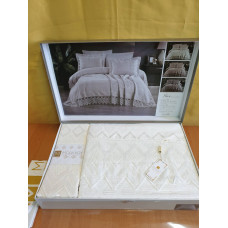 TM MODA BOX Покрывало жакардовое 240*260 NEVA крем