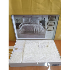 TM MODA BOX Покрывало жакардовое 240*260 HUMEYRA крем