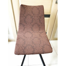 ЧОХОЛИ НА СТІЛЕЦЬ ЖАКАРД DAMASK DARK BROWN