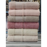 Tomurcuk Dray Towels 90х150 cm, 6 pcs/pack, Pupilla Turkey (40124)