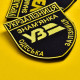Набір шевронів 2 шт на липучці Укрзалізниця УЗ Знам’янка 6,5х8 см, вишитый патч нашивка липучка