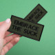 Набір шевронів 2 шт. із липучкою Embrace the suck 4х8 см вишитий патч шеврон нашивка