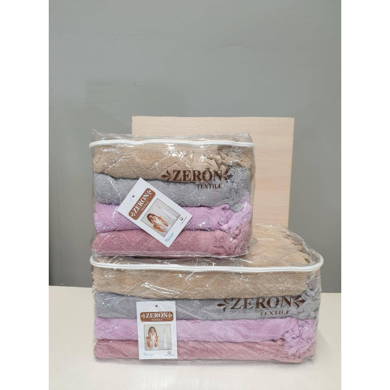 Рушники JAKARD DE LUXE 550 г/м2 100% бавовна 70X140 4 (шт) ZERIN